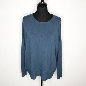 Eileen Fisher dark blue sweater size Medium